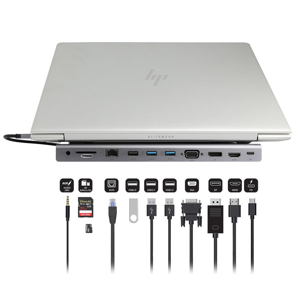 넥시 USB 멀티허브 11in1 노트북 맥북 도킹스테이션 독 덱스