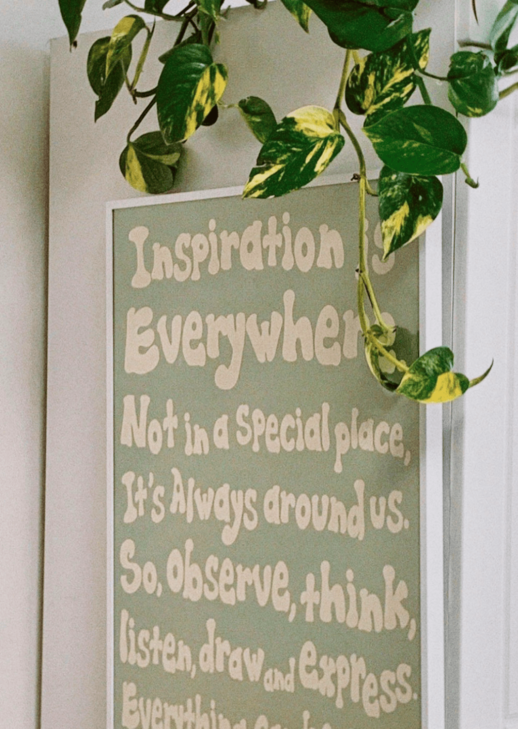 [5/20 순차배송] INSPIRATION POSTER