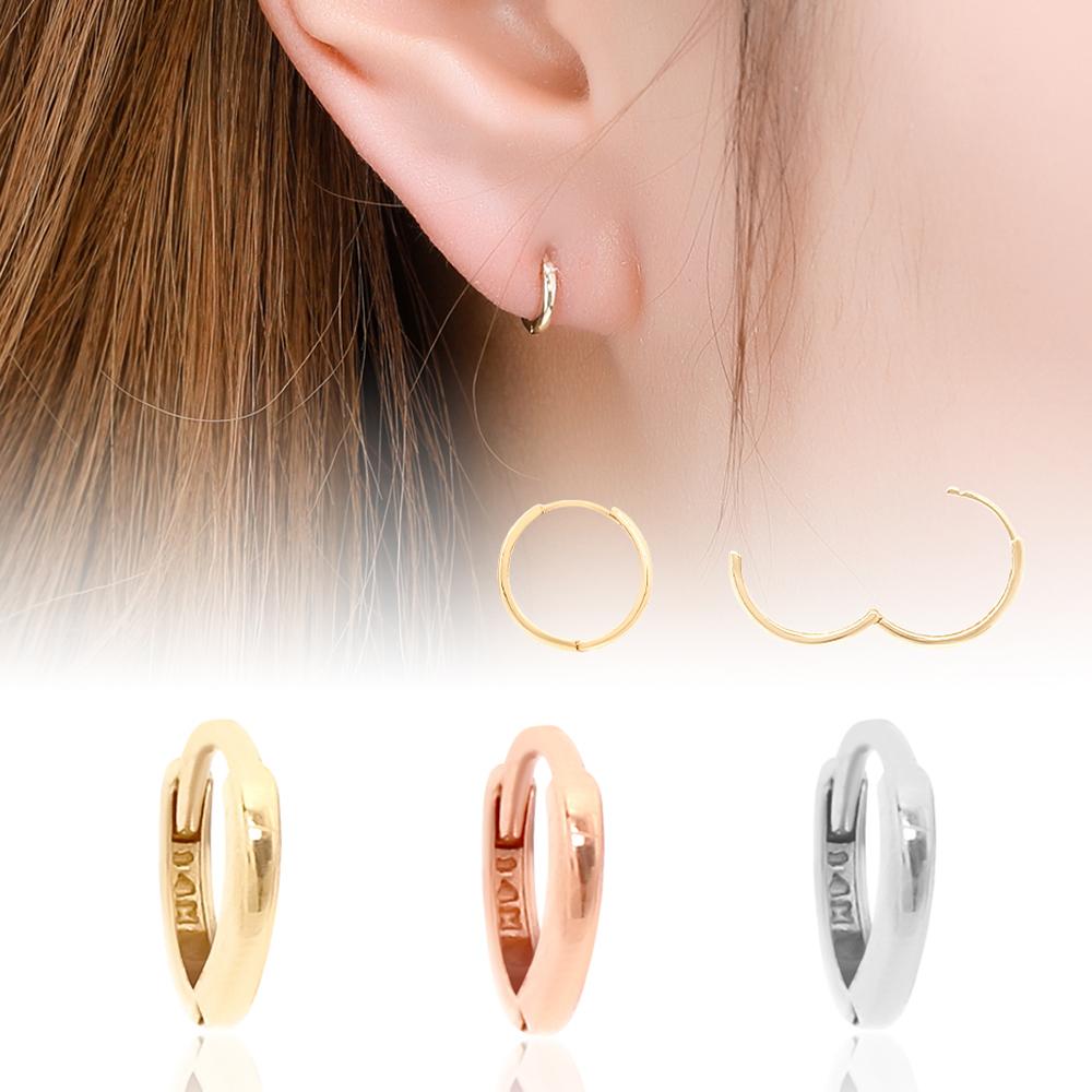 14K 링귀걸이 금링 원터치 14케이 귀걸이