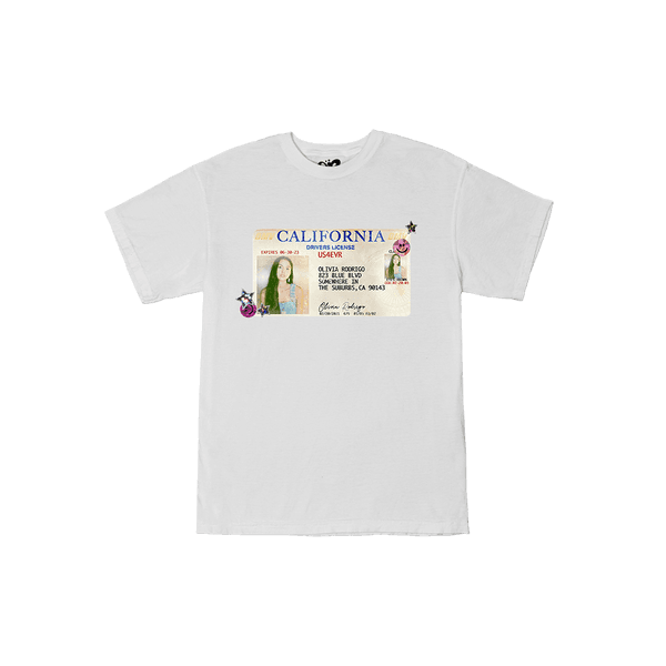 Drivers License 23 White T-Shirt