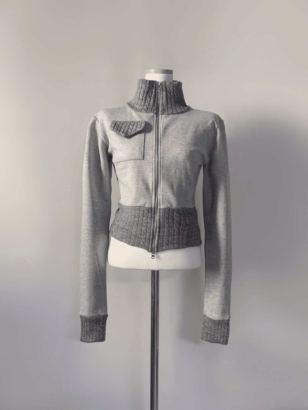 Soreno fluff zip-up (2color)