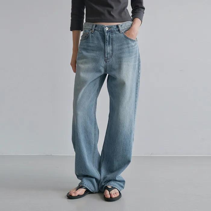 [기장선택] Taylor washing denim (dusty blue)