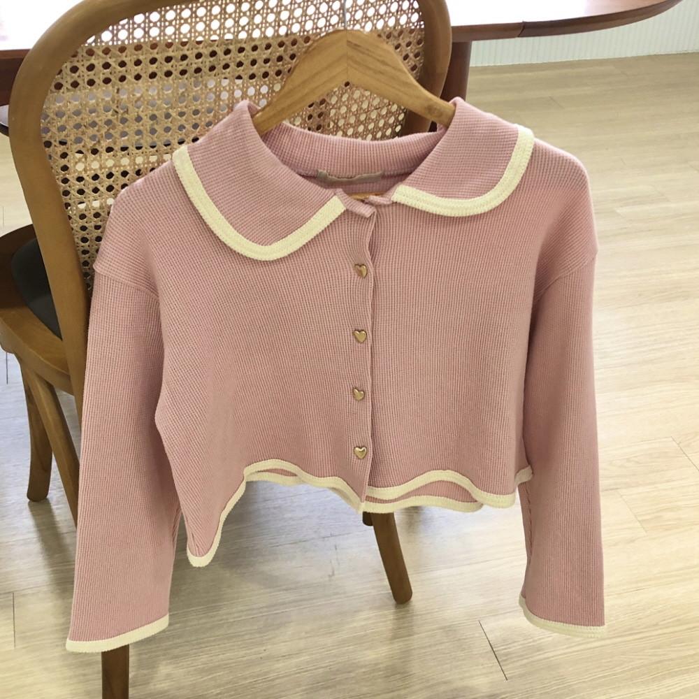 러브 와플 가디건 (3 color)