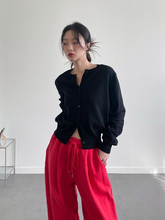 베이직 데일리 기본 간절기 라운드 가디건