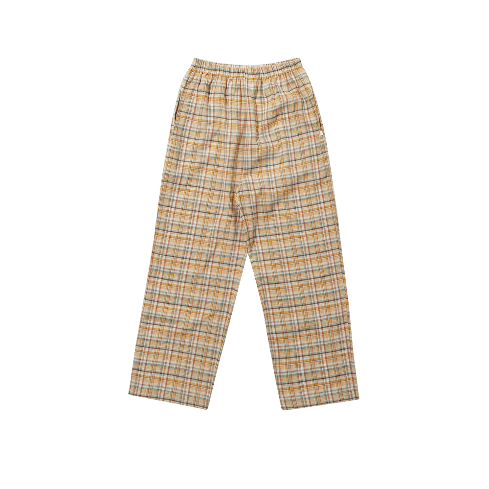 [W] Daisy Yellow Check Pants