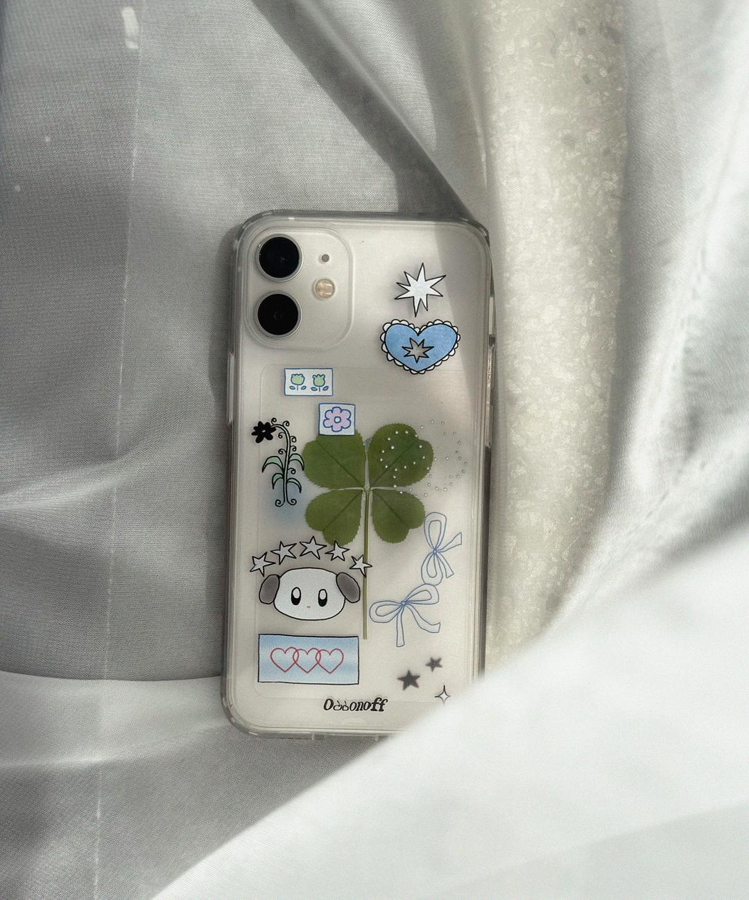 Mini Collage Phone Case(Blue)