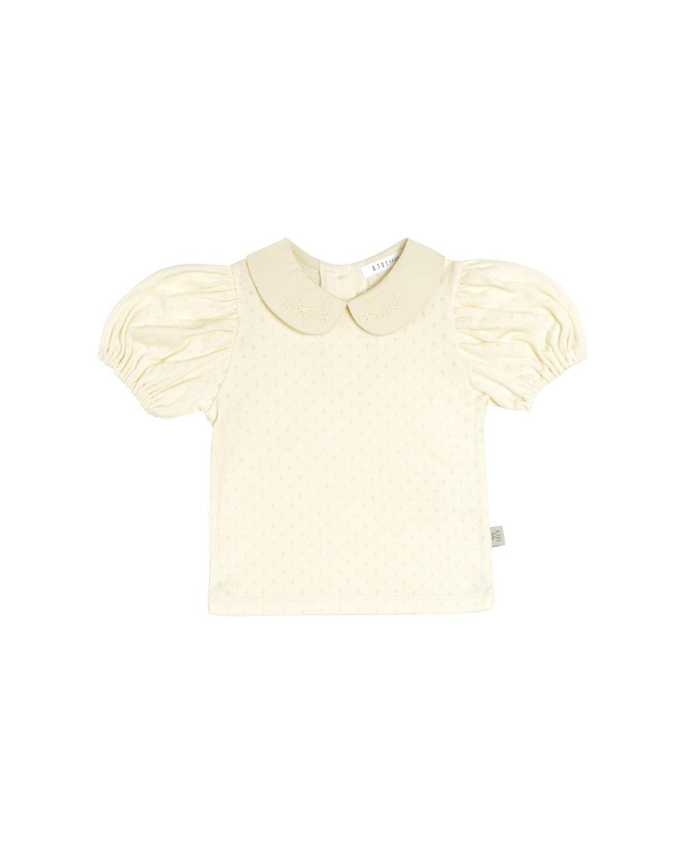 [a.toi baby] Lisa Puff T-Shirt Cream
