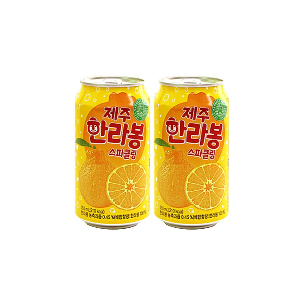 천지개벽 제주 한라봉 스파클링 355ml x 24캔 [원산지:국산]