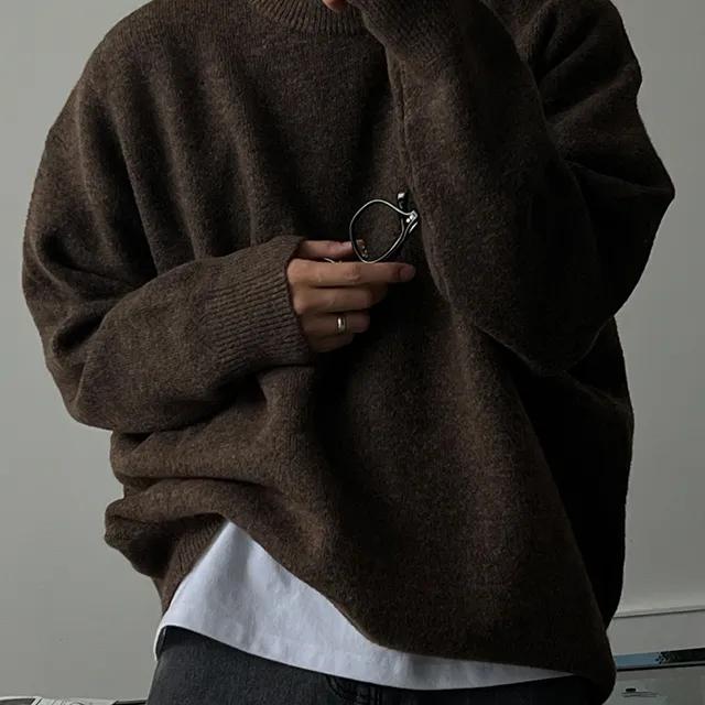 브러쉬 울 오버핏 니트 (6 COLOR)