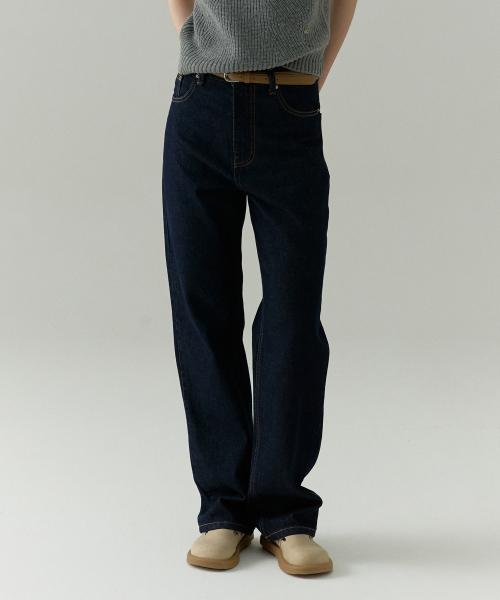 에센셜 스트레이트 데님 팬츠 인디고