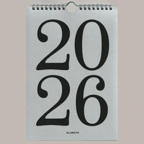 2026 Calendar_SIlver