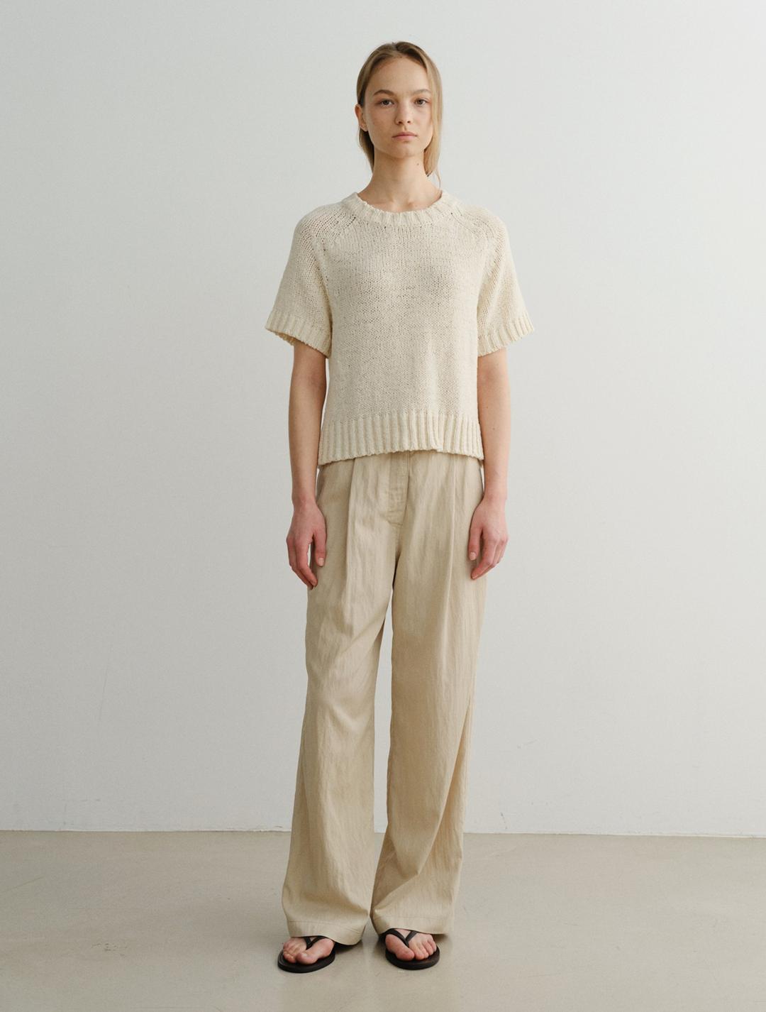Tess Raglan Knit (Ivory)
