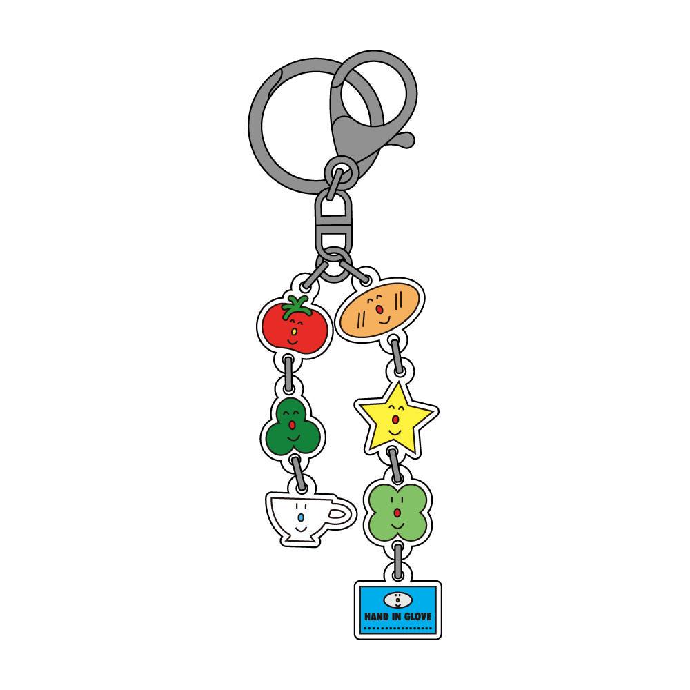 [hand in glove] beads key holder (wagle)