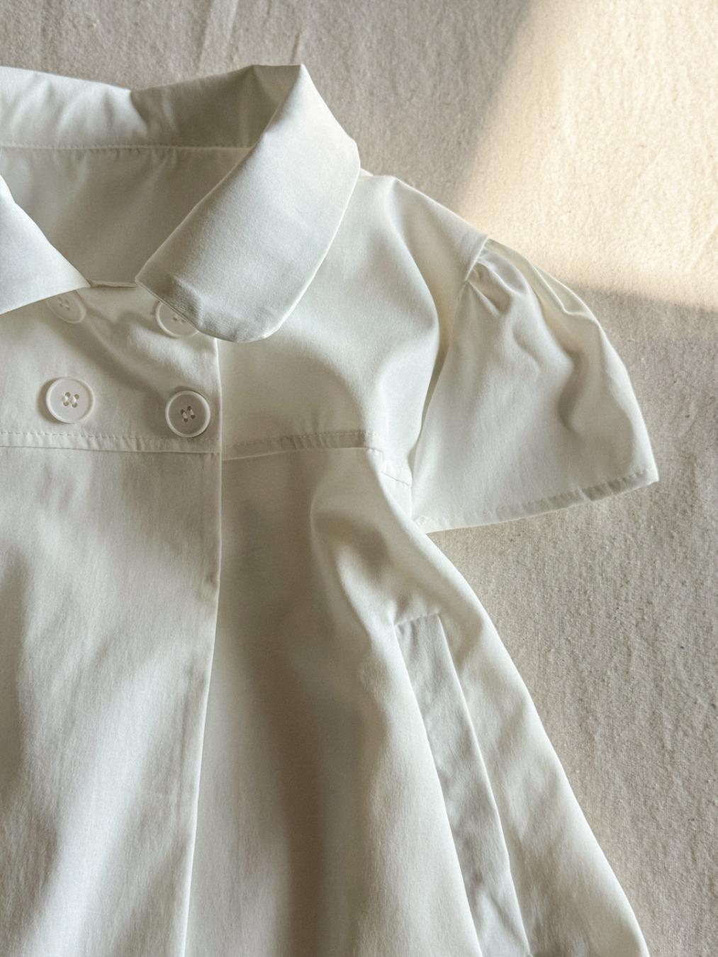 mini puff button jacket y0044