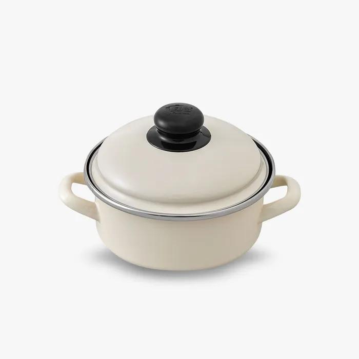 ELO 크림하모니 IH 인덕션 법랑 양수냄비 16cm