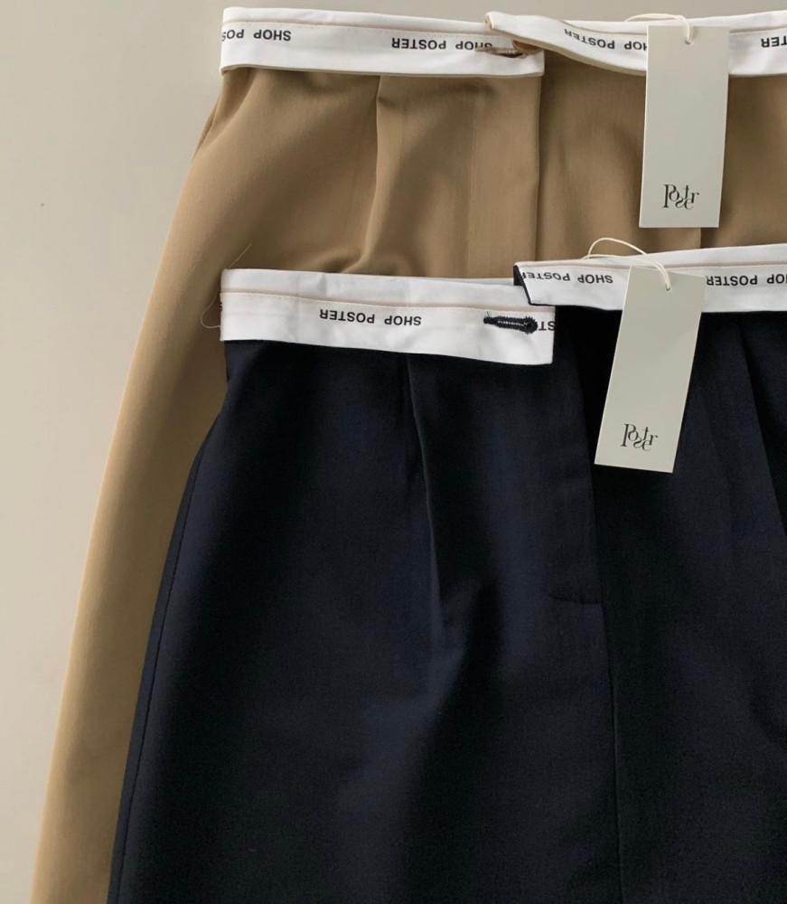 (네이비S 당일) POSTER 포스터 키즈 스커트 2color