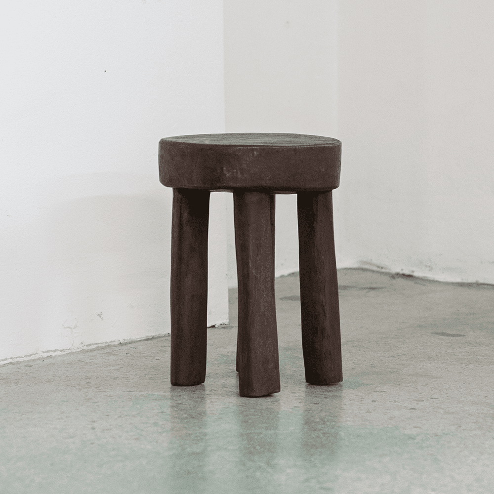 Senufo Large Milk Stool (24 x 19.5 x 33) - M29