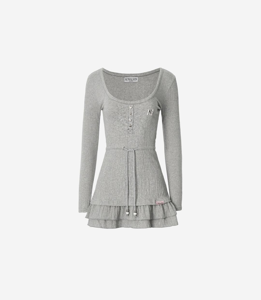 Bubble Newalrin emblem Mini Dress