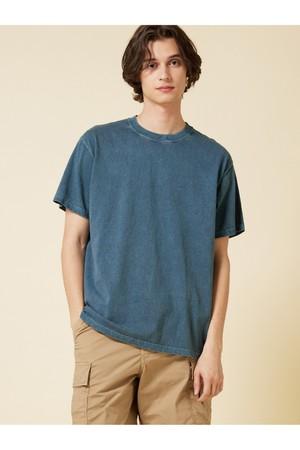 [굿온] 피그먼트 다잉 반팔 티셔츠 - 슬레이트