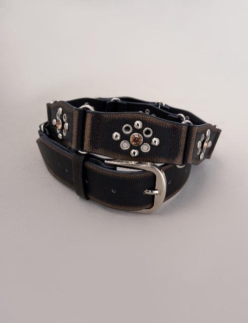 로웨어 vintage washing cubic belt