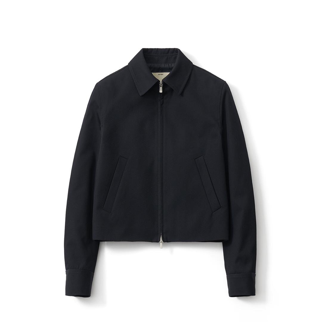 Wool Drizzler Jacket_Dark Navy