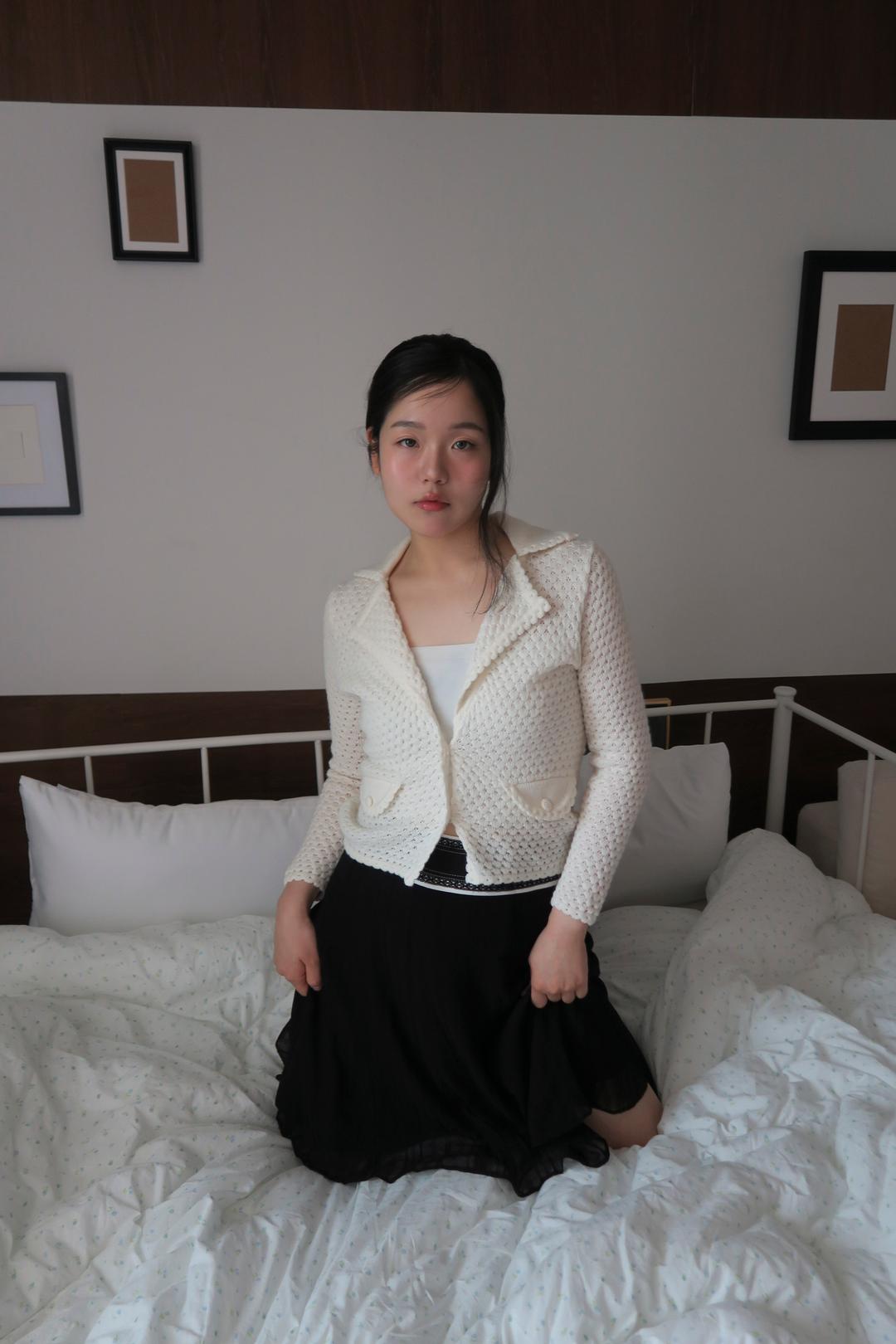 Antic knit crip cardigan