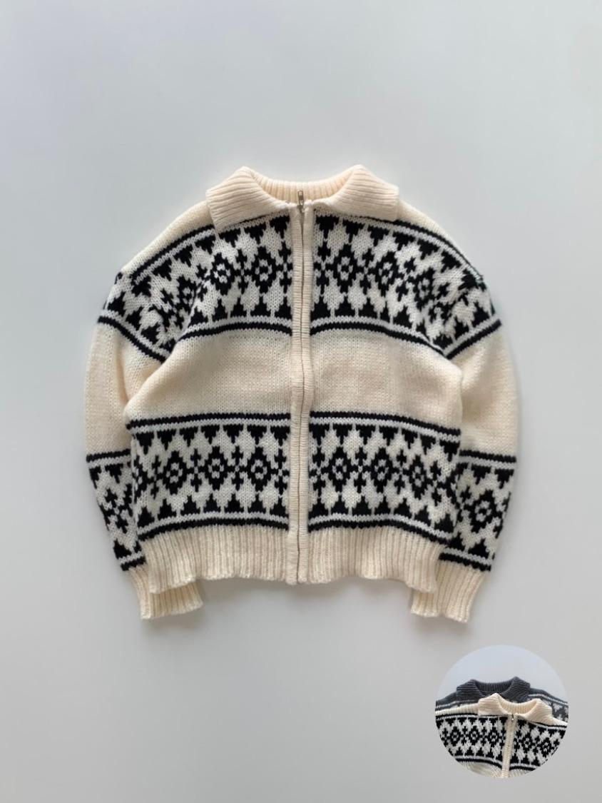 Ba Diya Knit Zip - Up
