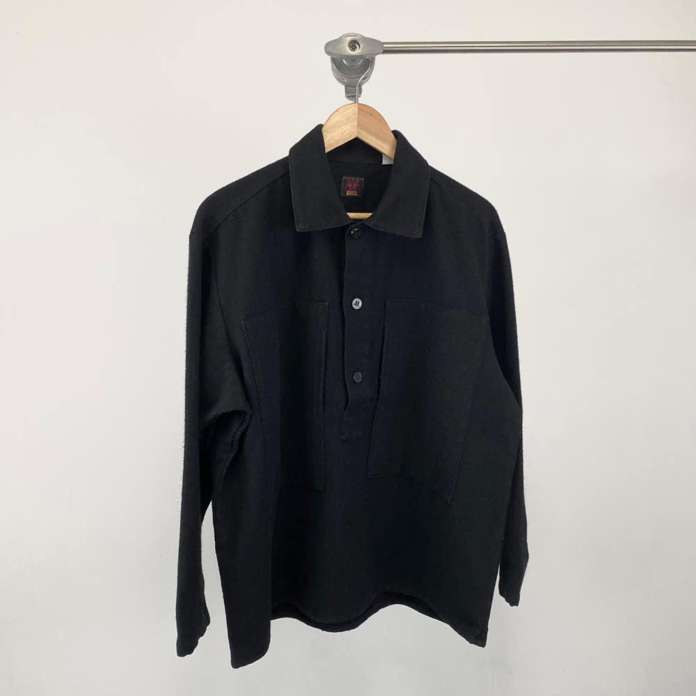 [중고] HOGGS by NEPENTHES big pocket over size wool shirt 빈티지 셔츠