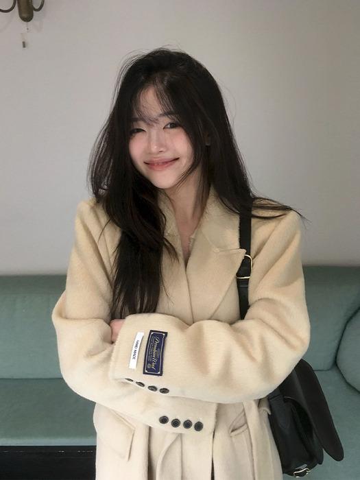 [정린 pick/4차 REORDER] FINE WOOL HANDEMADE COAT [BUTTER / 2COLOR]