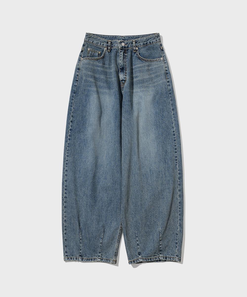 Lazy Boy Balloon Fit Denim_Faded Blue