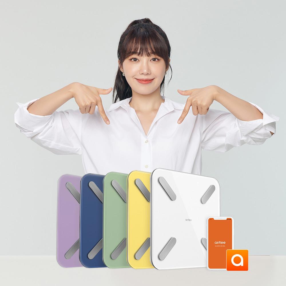 앳플리 T8 정확한 몸무게 저울 더블스마트인 바디체중계 가정용 전자 기계