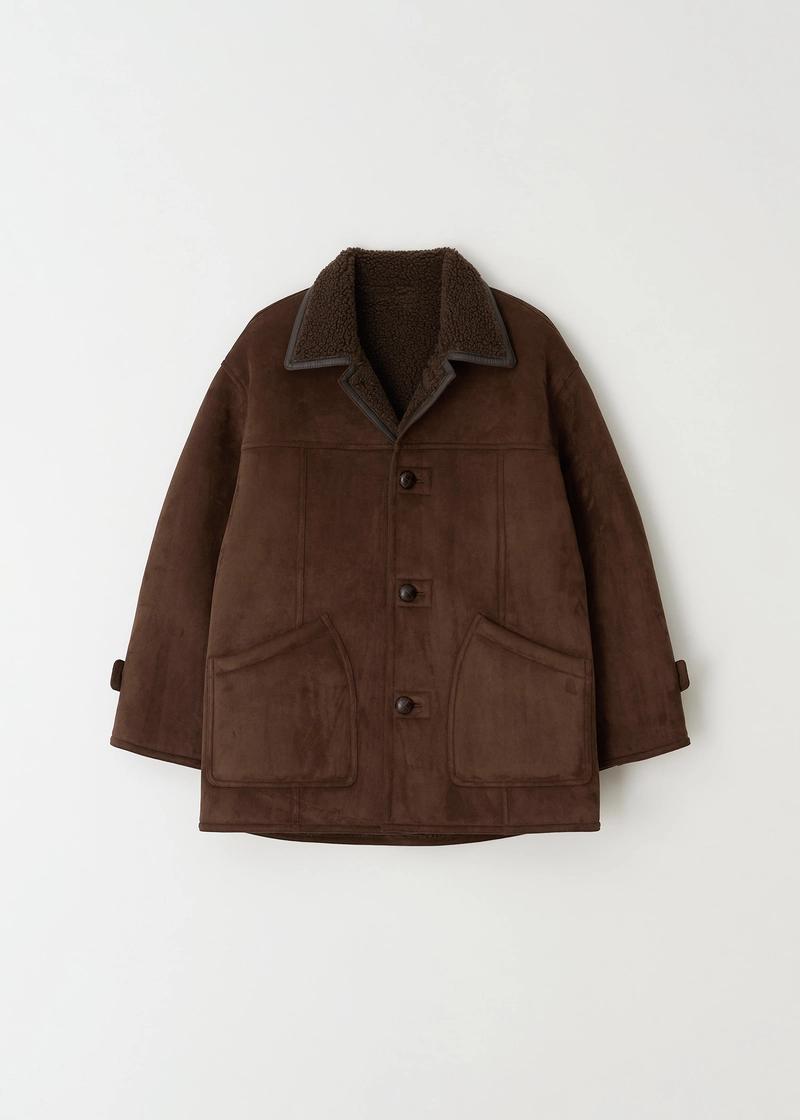 더 라이(THE RYE) - [유하착용] Mutton Midi Coat(Brown)