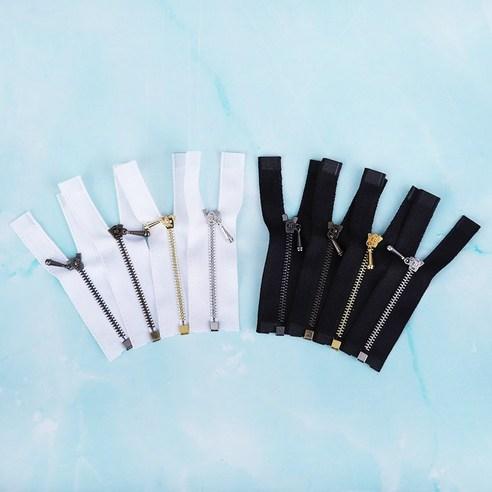 짱패브릭 인형) 5cm 금속열린지퍼/인형지퍼