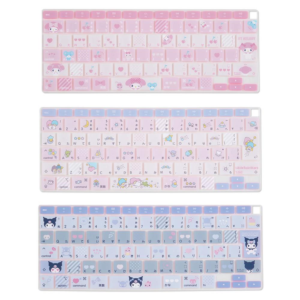 산리오 맥북 에어 13인치 노트북 A2337 A2179 키보드덮개 키커버 스킨 마이멜로디 쿠로미 리틀트윈스타 일어 영문 컬러