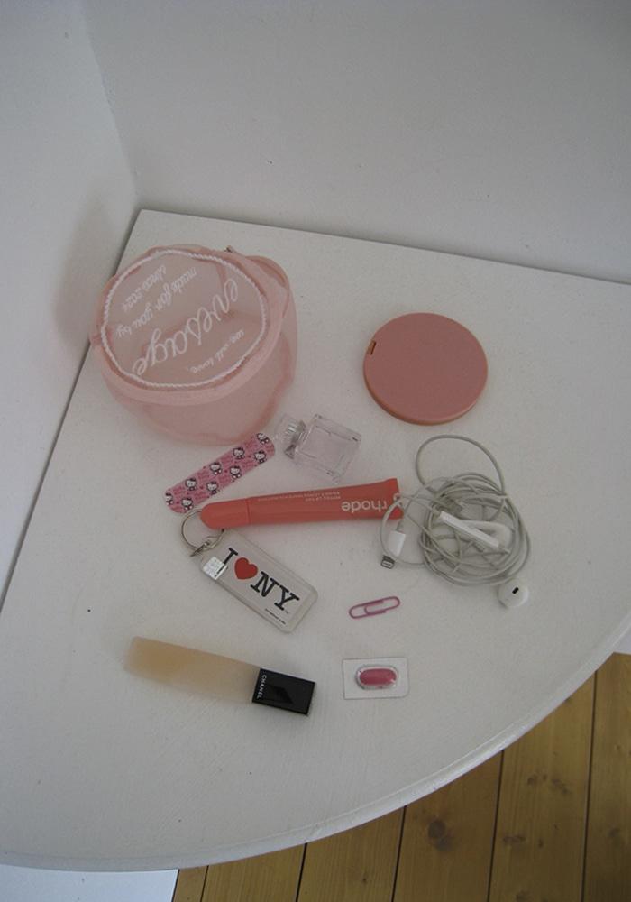 [Exclusive] Organza pouch (Pink)