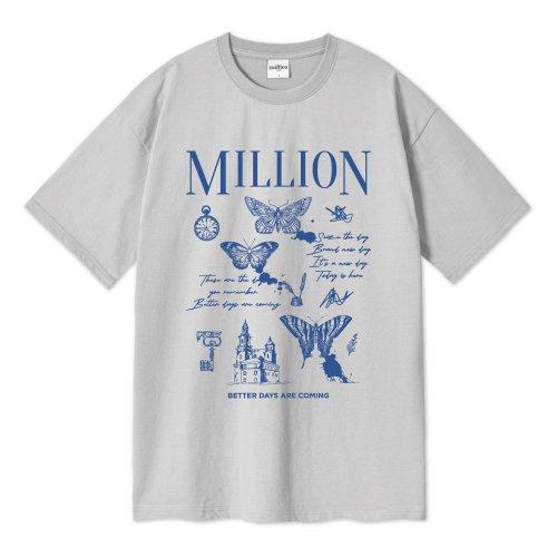 밀리언데이(MILLION DAY)  MILLION TIME OVER T-SHIRT - 사이즈 & 후기 | 무신사