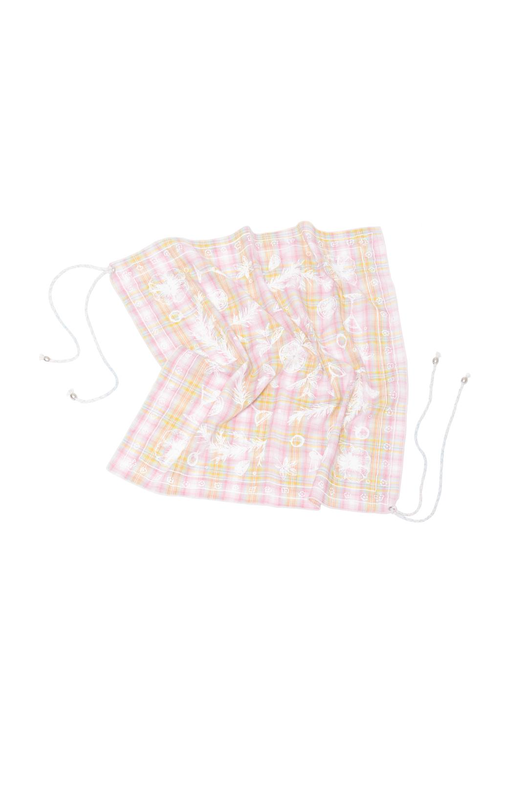 COCKTAIL EYELET SCARF PINK