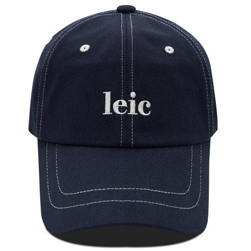 LEIC STITCH BALL CAP (navy)