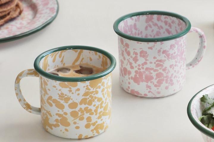 마블 법랑 손잡이 머그 컵 370ml 2color