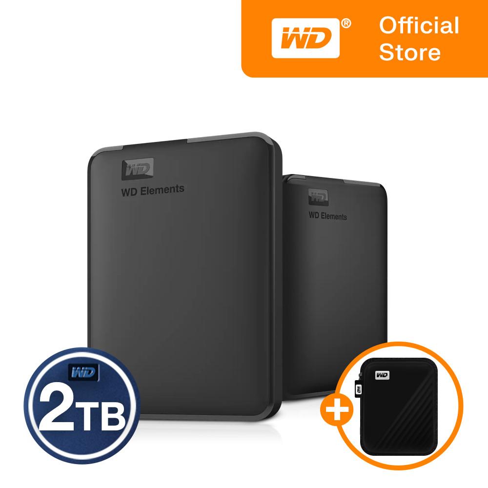 NEW WD Elements Portable 2TB 외장하드 USB 3.0 [전용파우치]