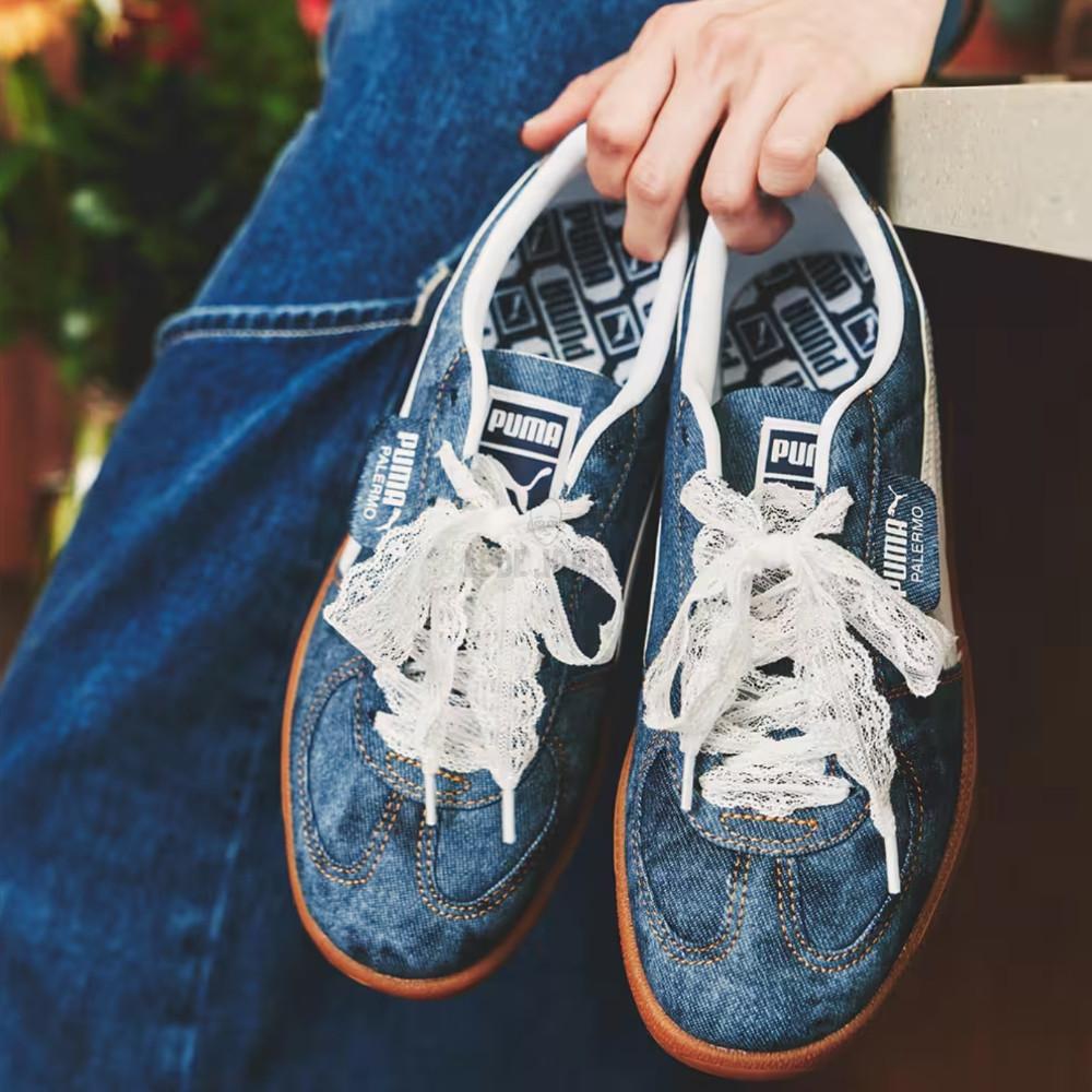 푸마 팔레르모 데님 아트모스 네이비 화이트 399990-01