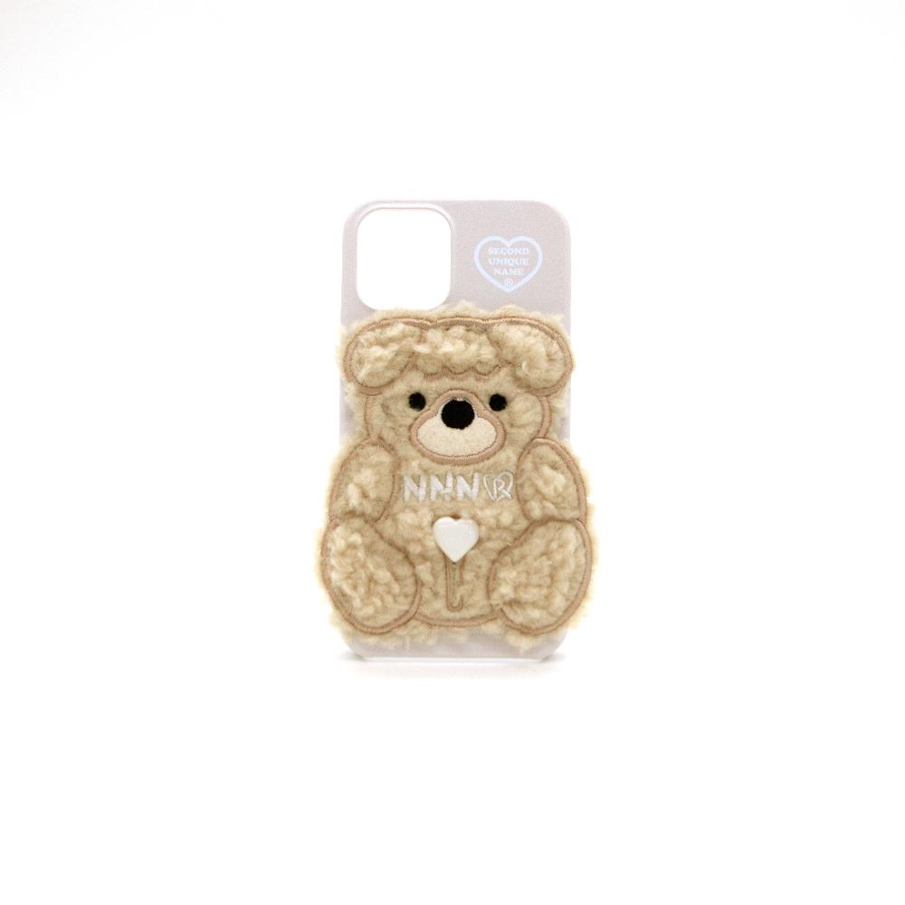 SUN CASE PATCH FLEECE DOG IVORY