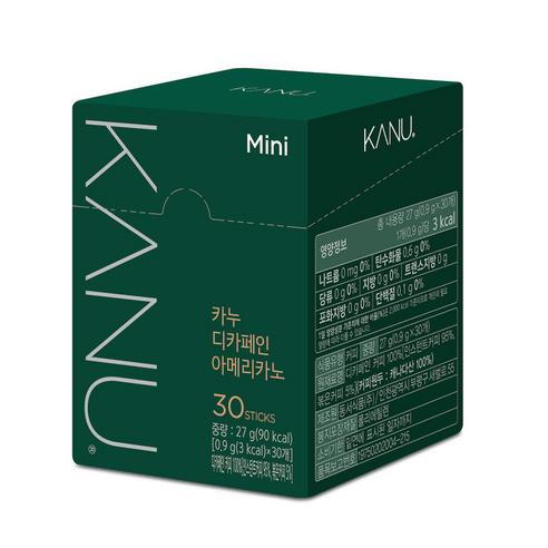 카누 미니 디카페인 아메리카노 원두커피스틱, 0.9g, 30개입, 1개 - 원두커피믹스 | 쿠팡