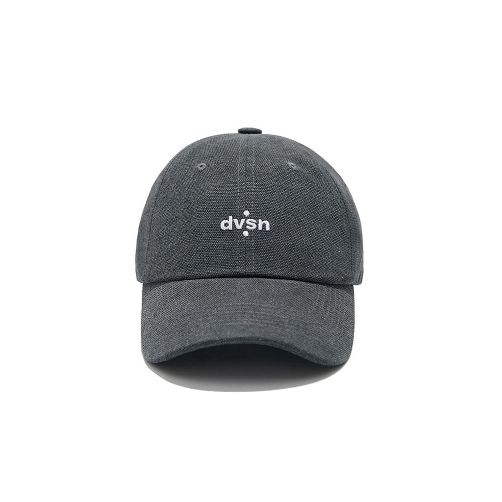 DVSN STUDIOS BASIC SMALL LOGO BALL CAP _  Charcoal [ "아이* 착용\" ]