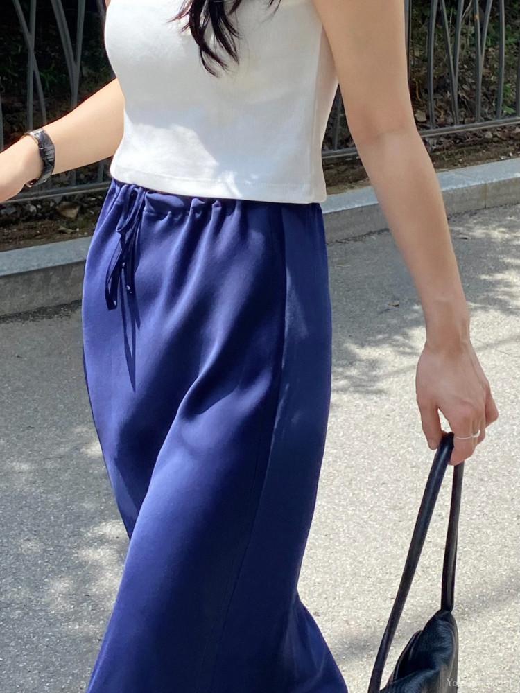 샤틴 H 스트링 롱 스커트 (5colors)