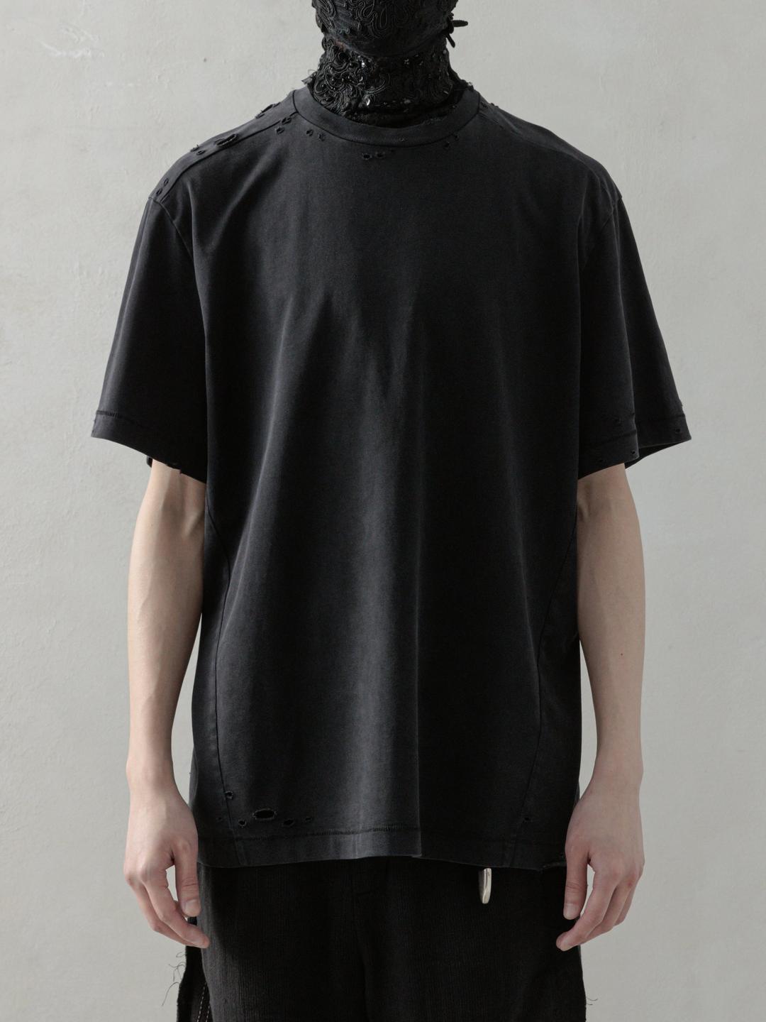 25SS｜Destroyed Tee (Washed Black) - 46
