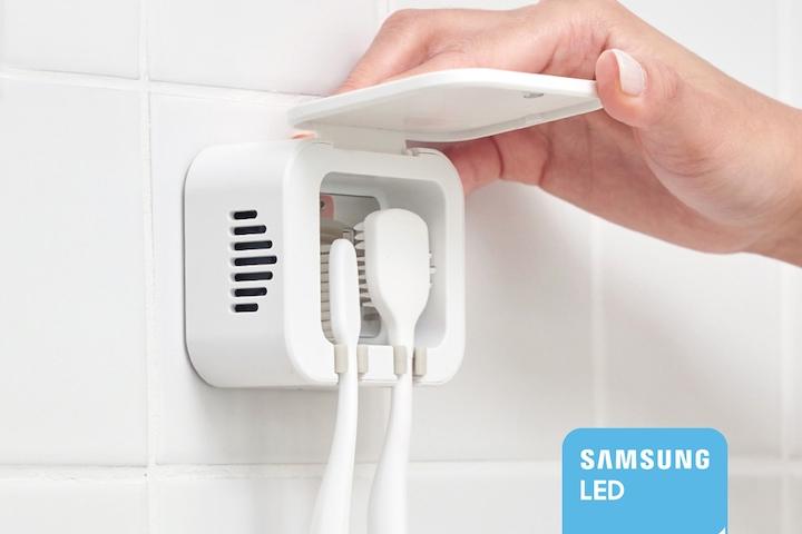 삼성전자 UV-C LED 2구 무선 히팅 바람 건조 칫솔살균기