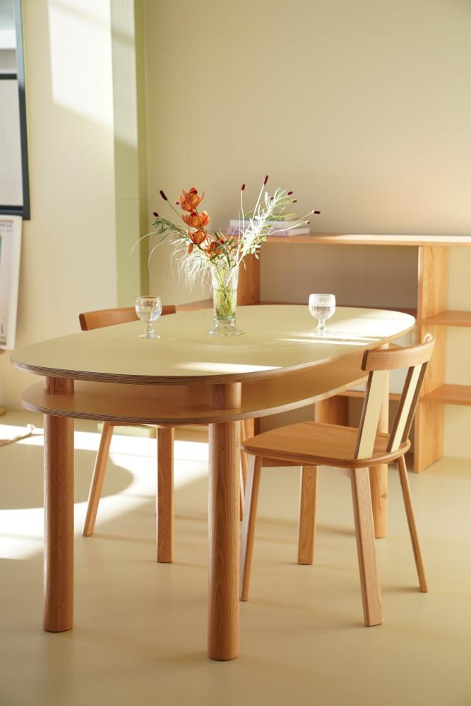 [ 언커먼하우스 ] 대물림 테이블 (타원형 / 7가지 컬러)