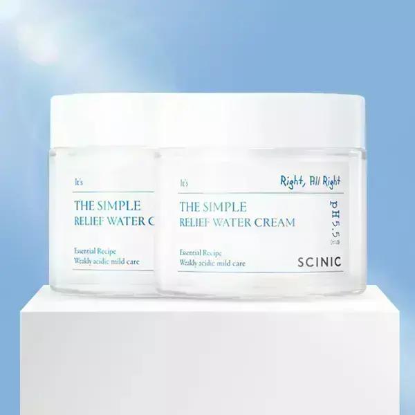 싸이닉 더 심플 릴리프 수분크림, 2개