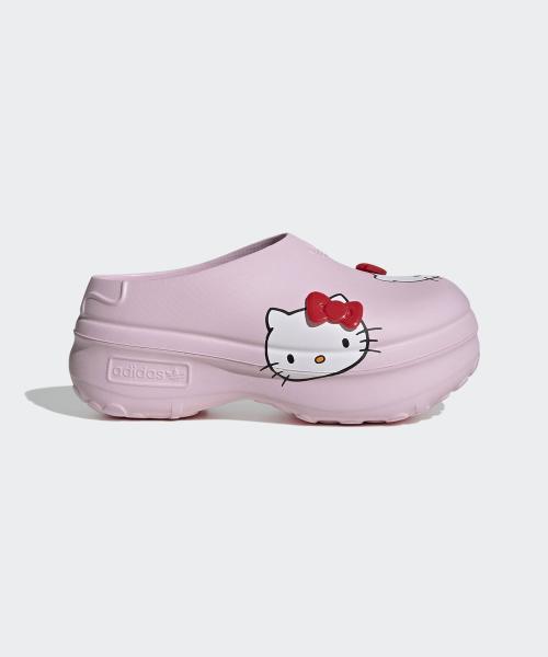 아디다스(ADIDAS)  아디폼 스탠 뮬 헬로키티 W - 핑크 / IG4446 - 사이즈 & 후기 | 무신사